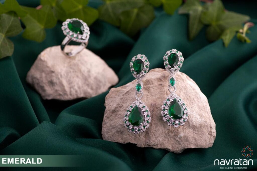 Jewelry gemstones  - emerald